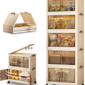 Cestbella Stackable Storage Bins with Lids