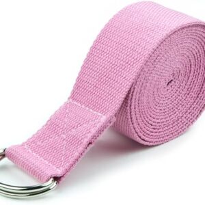 Crown Yoga Strap with Metal D-Ring