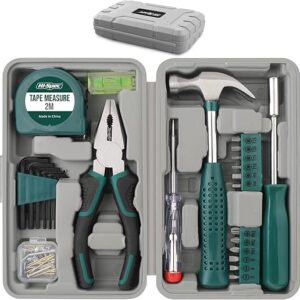 Hi-Spec 25pc Green Hand Tool Set