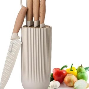 Khaki 6-Piece Kitchen Knife Set