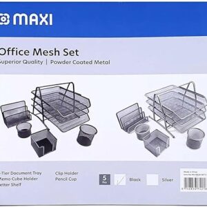 Maxi Metal Mesh Executive Desk Organizer Set