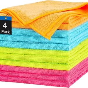 MOMENT Microfiber Cleaning Cloth Set - 4 Pack