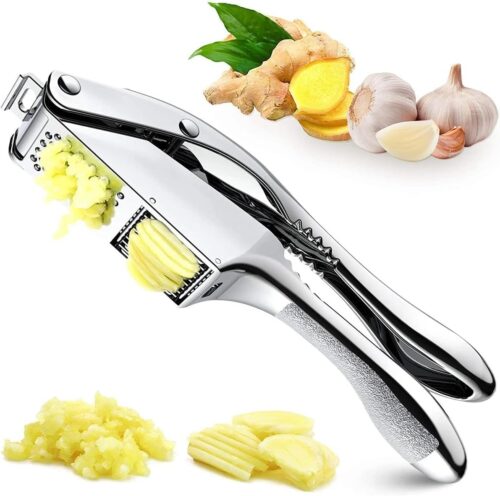 3-in-1 Stainless Steel Garlic Mincer