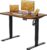 Height Adjustable Standing Desk – Dark Walnut 100x60cm