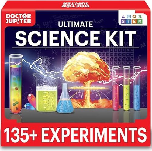 Doctor Jupiter Science Kit – 135+ Experiments for Kids 7+