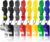 8-Pack Referee Whistles with Lanyards – Colorful & Durable