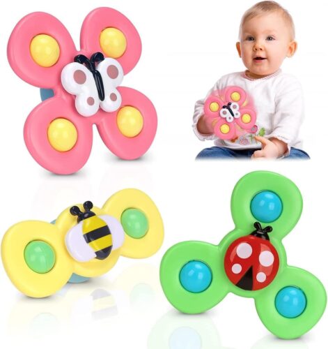 Silicone Suction Cup Spinner Toy for Kids – Stress Relief Fidget