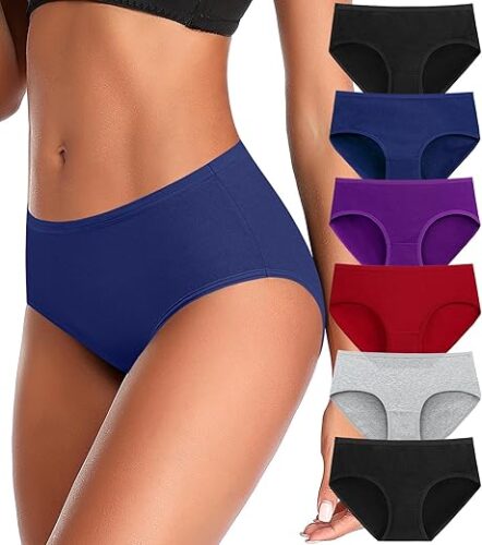 High Waist Cotton Full Coverage Women’s Underwear Multipack