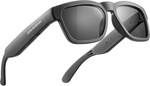 Bluetooth Sunglasses with Voice Control & Waterproof Design