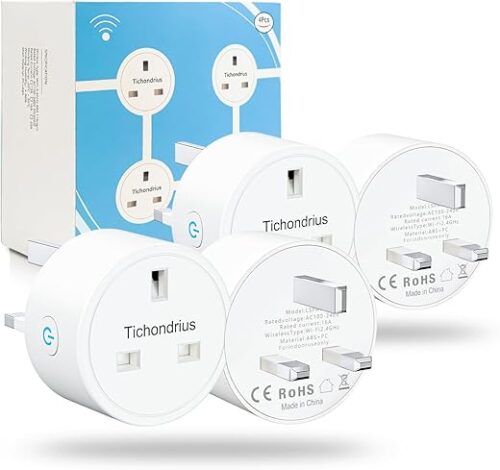 4-Pack Tichondrius WiFi Smart Plugs – Alexa Compatible, Timer